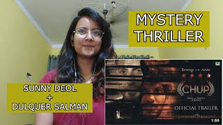 Chup! | Official Trailer  Reaction| Sunny Deol, Dulquer Salmaan, Shreya Dhanwanthary, Pooja Bhatt