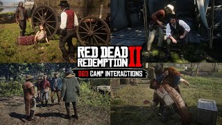 All Camp Interactions in Red Dead Redemption 2 (RARE Moments)  All Chapters