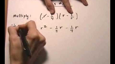multiply two binomials containing fractions - robichaud‬‏.mp4