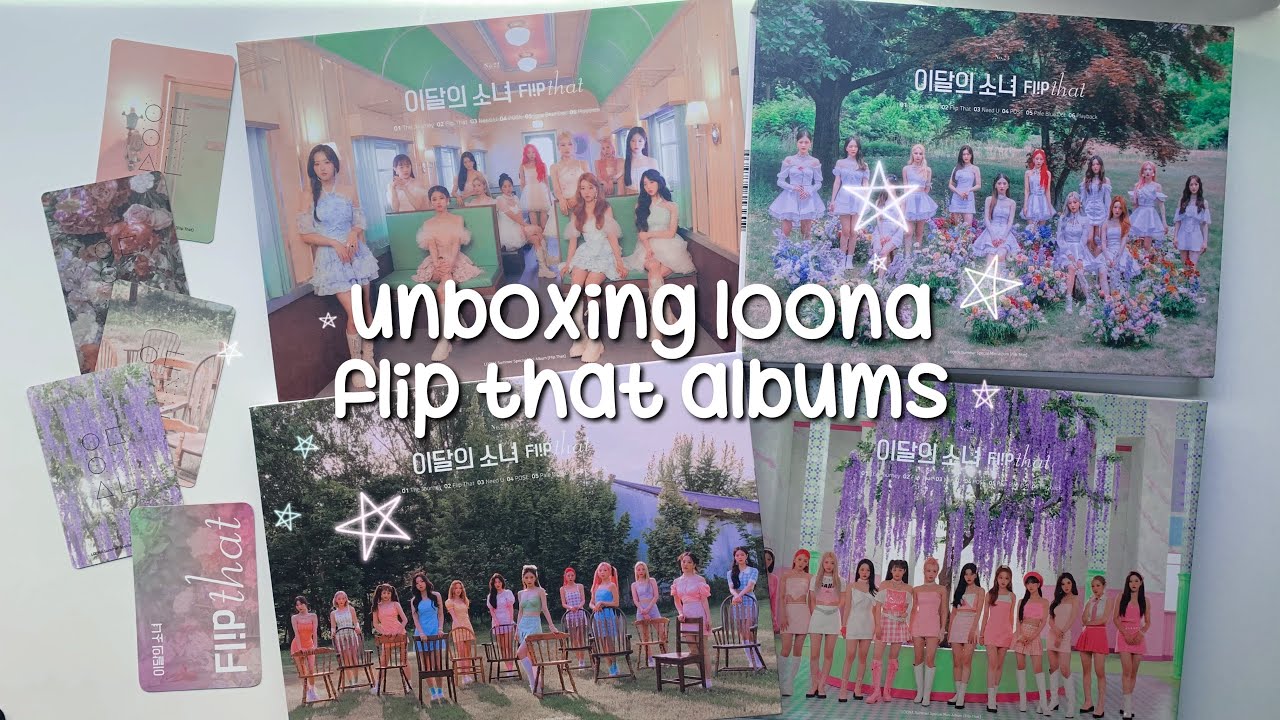 unboxing loona flip that albums!! 