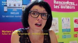 Soignants et auteurs : Myriam Lahitte au Salon Infirmier 2018