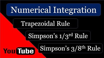 Numerical Integration Introduction l Trapezoidal Rule Simpson