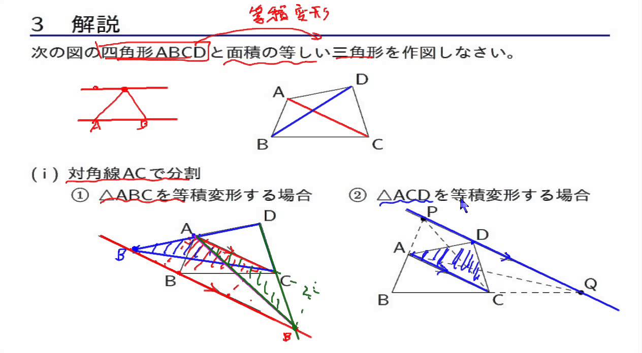 等 積 変形