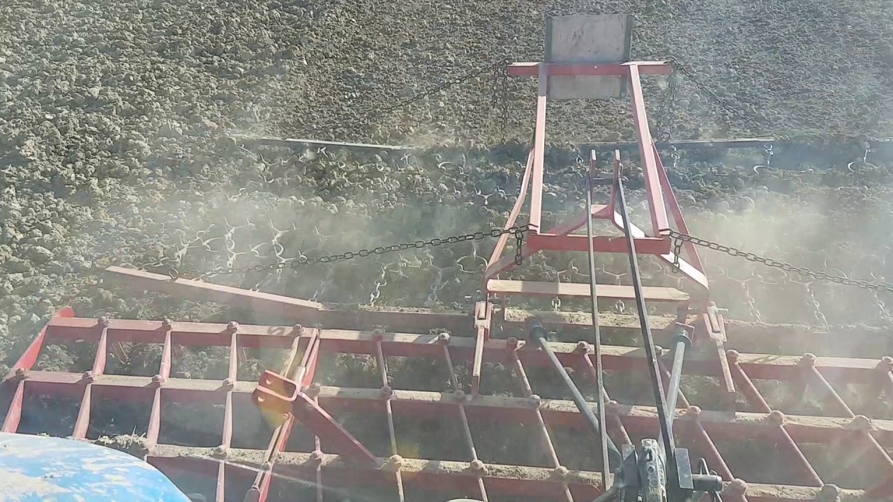 Preparazione letto di semina: T5050 + erpice a denti e erpice Howard by Faza