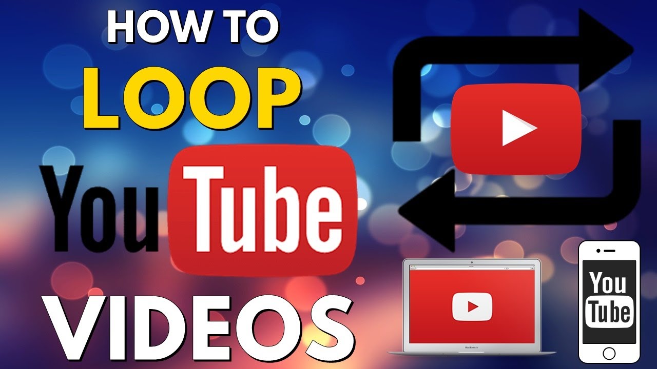 How to Play a  Video on Repeat  Loop a Video on  on a Phone  or a Computer 