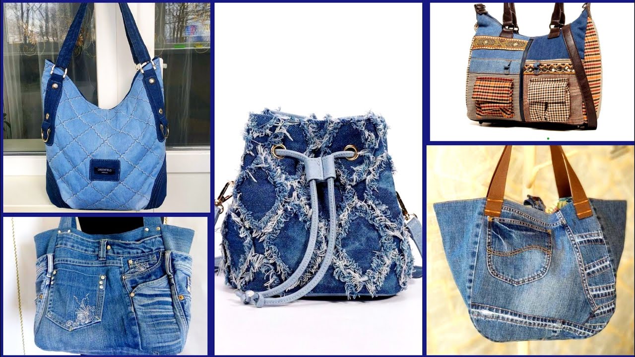 Most Amazing Creative Denim Upcycling Totebags ideas 2024 - YouTube