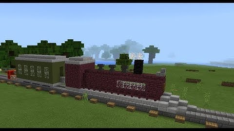 WORKING TRAIN IN MINECRAFT?! Command Block Train || Minecraft (PE)