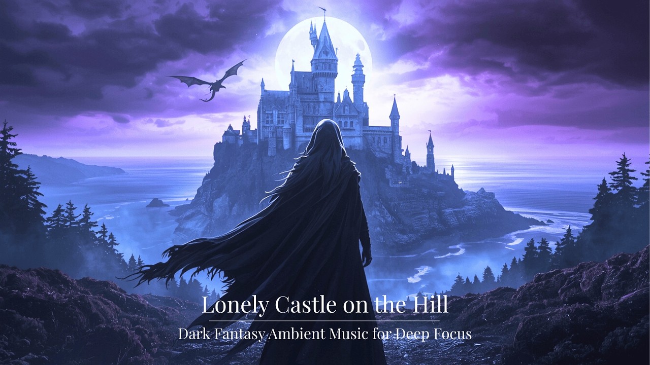 Lonely Castle on the Hill | Dark Fantasy Ambient Music for Deep Focus (4 Hours)