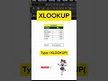 Stop using VLOOKUP… use XLOOKUP!📈⚡#Excel #XLOOKUP #vlookup #ExcelTricks #OfficeTips #shorts #viral