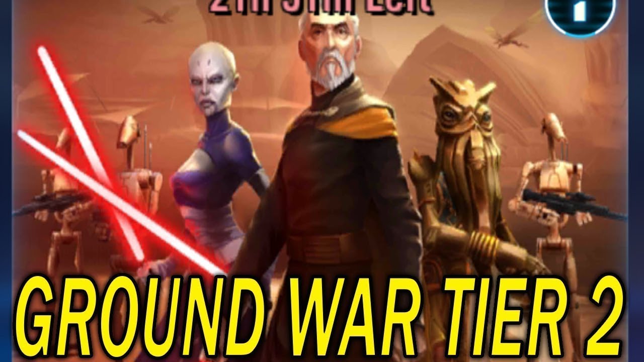 SWGOH EVENT: Ground War - Challenge Tier 2 - YouTube