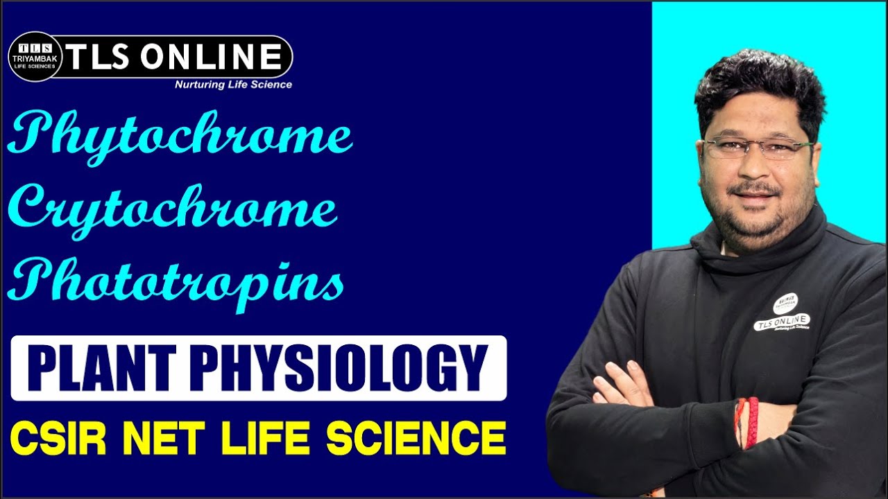 Phytochrome I Crytochrome I Phototropins I Unit 6 Plant Physiology I CSIR NET Life Science I