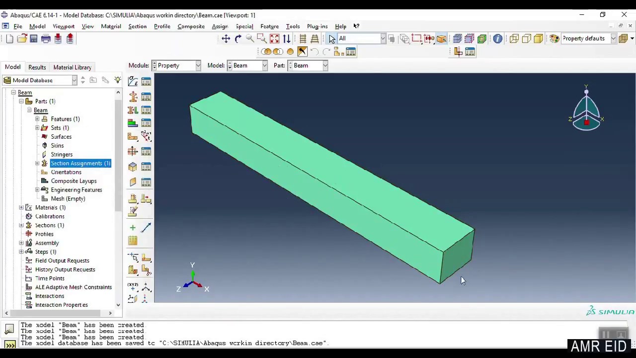 Linear Static Analysis of a Cantilever Beam - YouTube
