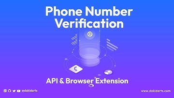 Phone Number Verification API and Browser Extension Live Demo 🚀