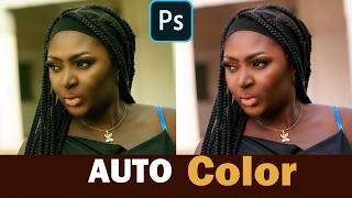 Auto color correction. one click to correct tutorial