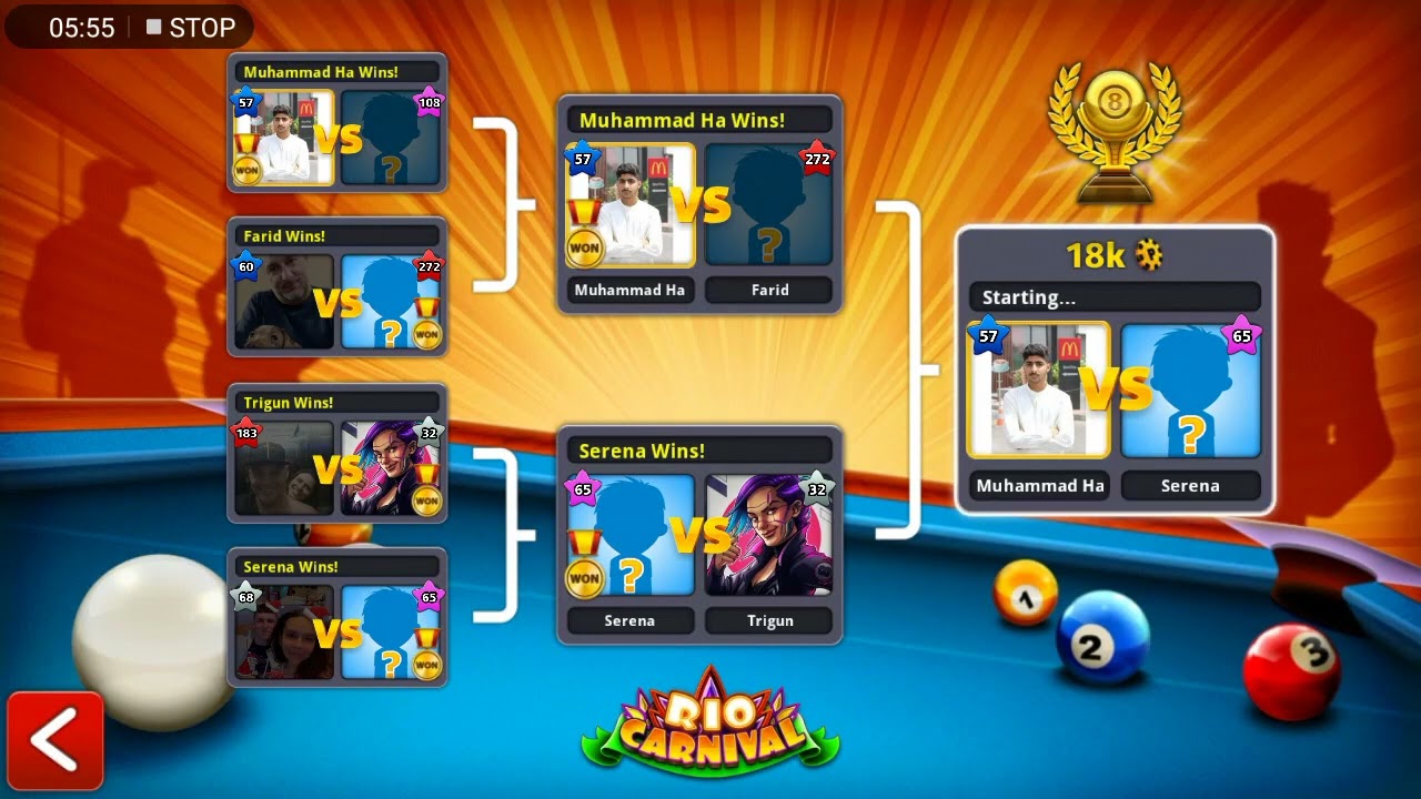 8 ball pool tournaments  - YouTube