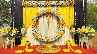 Haldi Stage Decorationhaldi Stage Decoration Ideas At Homehaldi Ceremony Decoration