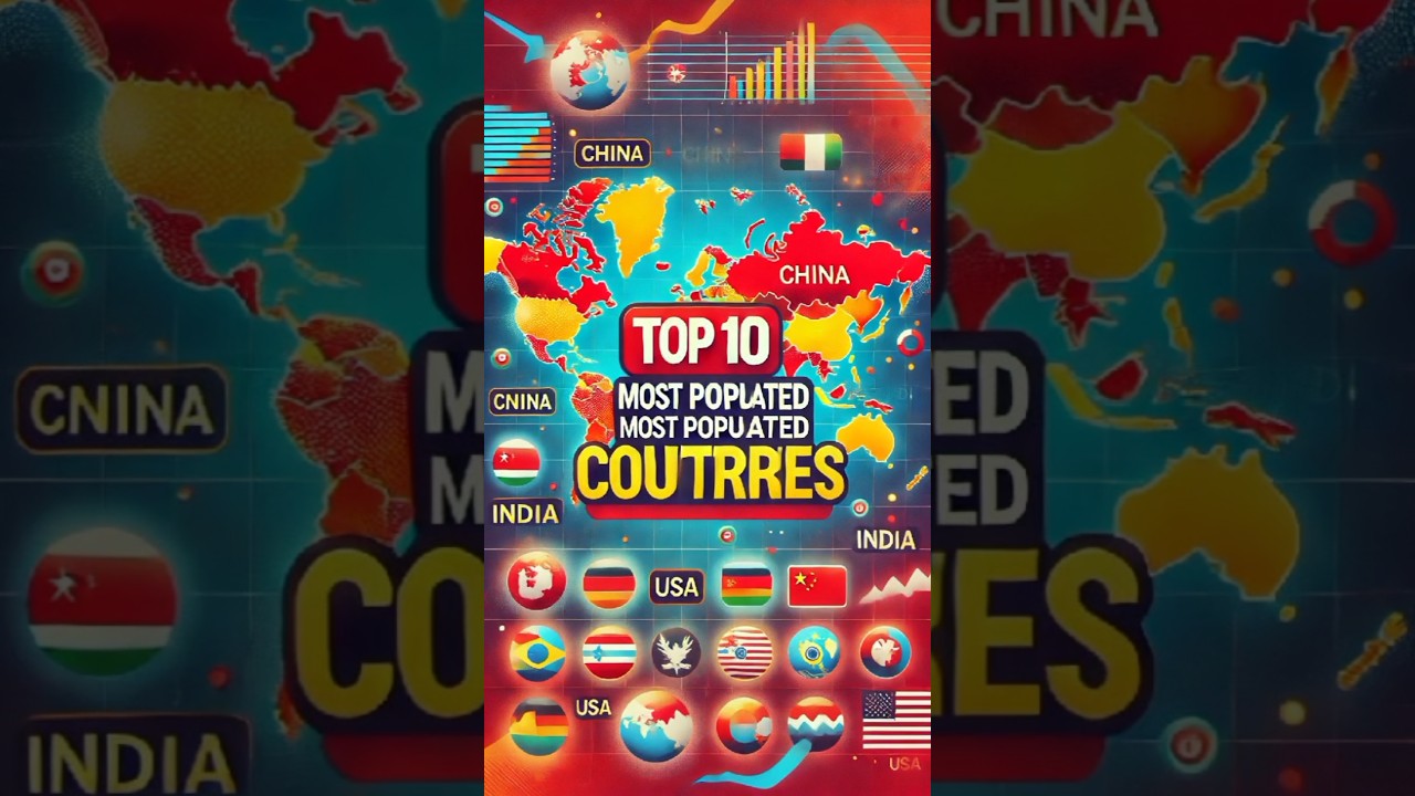 Top 10 Most Populated Countries🌎 |2025