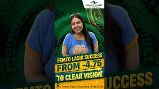 No More Glasses After -4.75 Power | Watch Her Lasik Experience