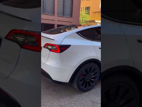 La FUNZIONE della mia nuova TESLA MODEL Y che più mi convince è: 🚗⚡️🔊🤯 #shorts