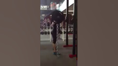 Chained Back Squat