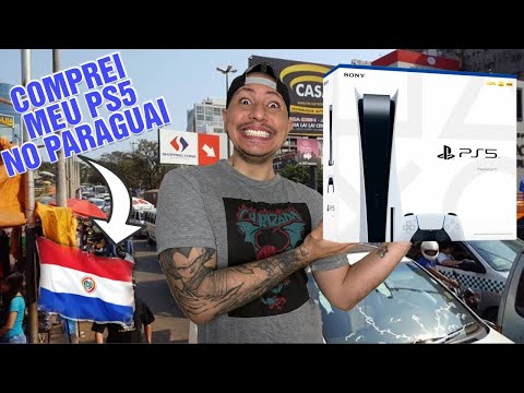 COMPREI MEU PS5 NO PARAGUAI! 