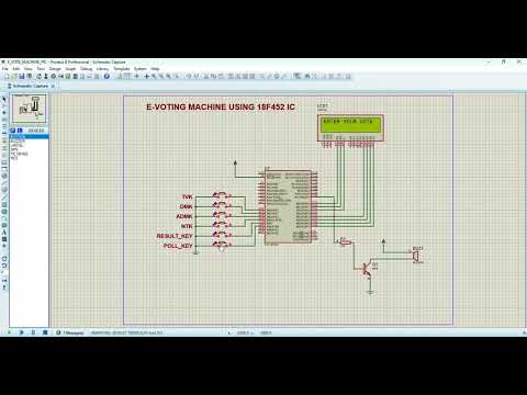 ELECTRONIC VOTING  MACHINE  18F452