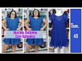 Vestido Soltinho Com - Babados Tam. 48