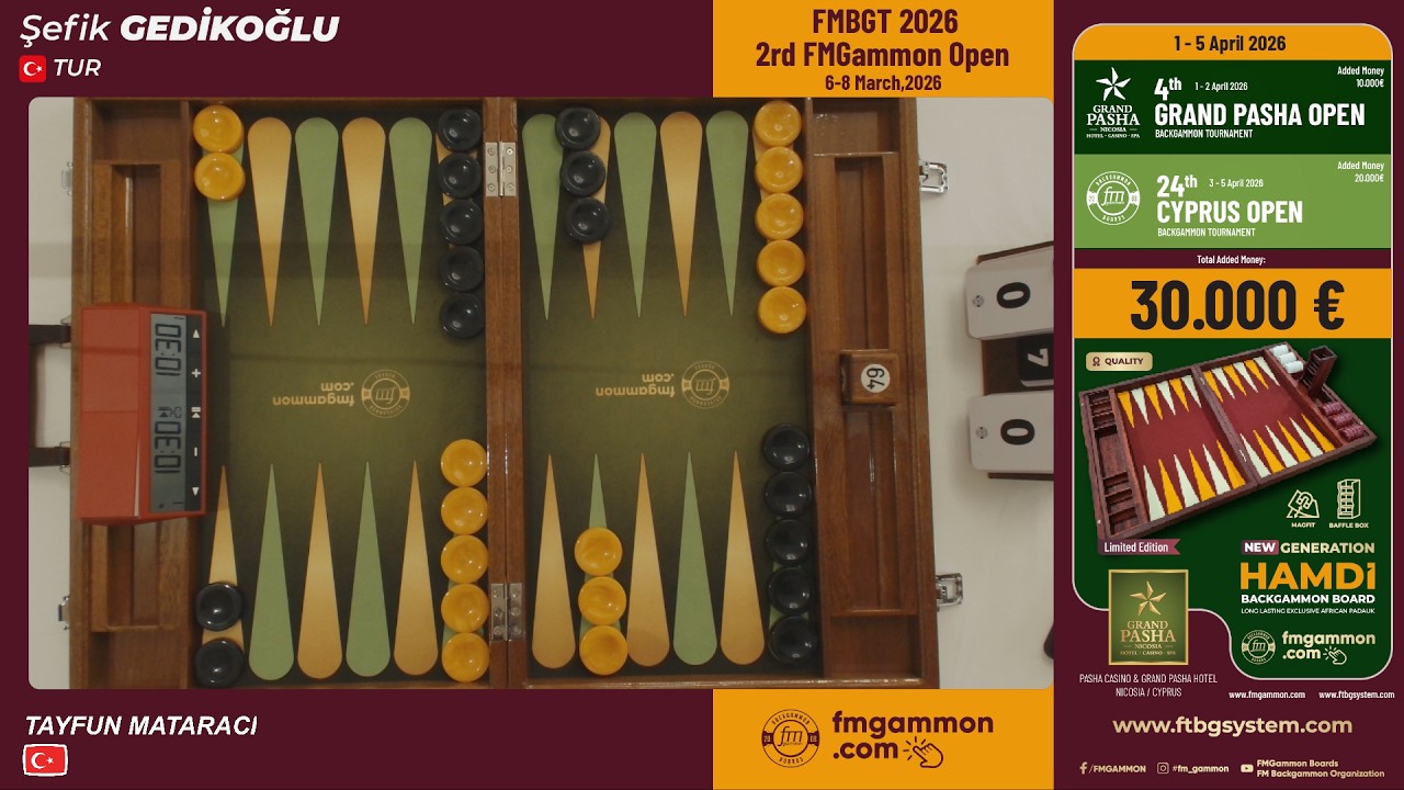 ŞEFİK GEDİKOĞLU vs TAYFUN MATARACI