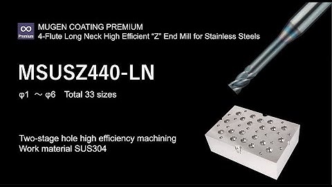 NS TOOL Machining: MSUSZ440-LN Two-Stage Hole High Efficiency Machining