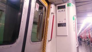港鐵港島綫列車(A124/A243) 關門片段 ( A5 )