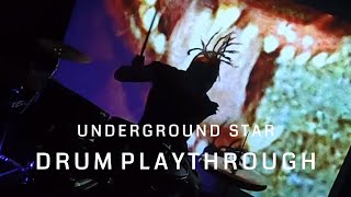 Greyface Underground Star Drum Playthrough