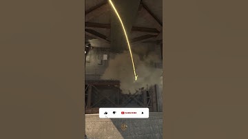 heaven smoke from b site on cs2 overpass