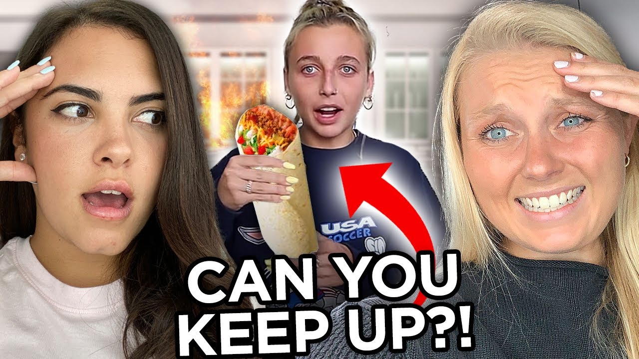 I tried COOKING WITH EMMA Chamberlain and almost burned the house down for a burrito