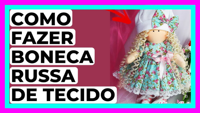 Guarda Roupa para Boneca Russa - Curso Online - Agulha e Pano