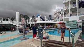 Celebrity NCL Bliss Main Pool Deck Walkthrough Net Worth