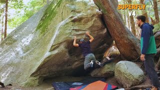Superfly (V4) | Squamish Bouldering