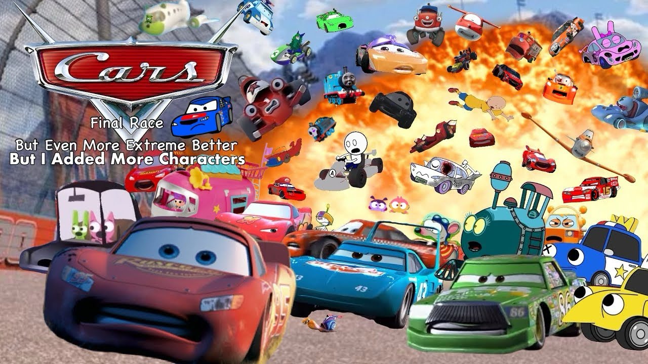  Cars But Even More Extreme Better But I Added More Characters - YouTube Bildidee 