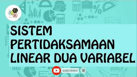 Sistem Pertidaksamaan Linear Dua Variabel