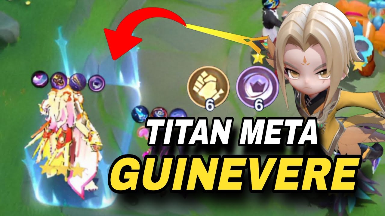 TITAN META🔥 Guinevere Carry with 6 Bruiser + 6 Shadowcell Synergy | Ling Magic Chess Go Go