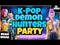 🎉K-Pop Demon Hunters Party 🎉 | Huntrix | Brain Break | Mini-Games | GoNoodle Inspired