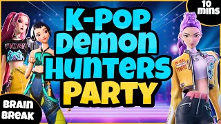 🎉K-Pop Demon Hunters Party 🎉 | Huntrix | Brain Break | Mini-Games | GoNoodle Inspired screenshot 1