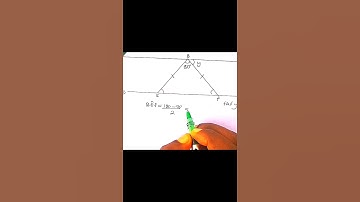 plane geometry, how find the unknown angles between two parallel lines #tutorial #maths