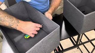 Unboxing & Assembling the SweetCrispy 9 Drawer Dresser (Amazon Furniture Build)