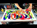 1, 2, 3, 4......10?! - Color Blowout Extravaganza! Fun Fluid Painting / Fluid Art / Acrylic Pouring