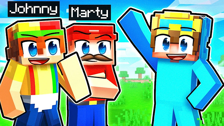 I Met JOHNNY and MARTY In Minecraft!