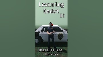 Learning Godot - Implementing Dialogues #shorts #godot #gamedev #devlog