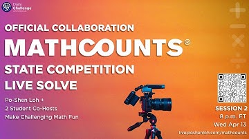 MATHCOUNTS 2022 State Live Solve 2