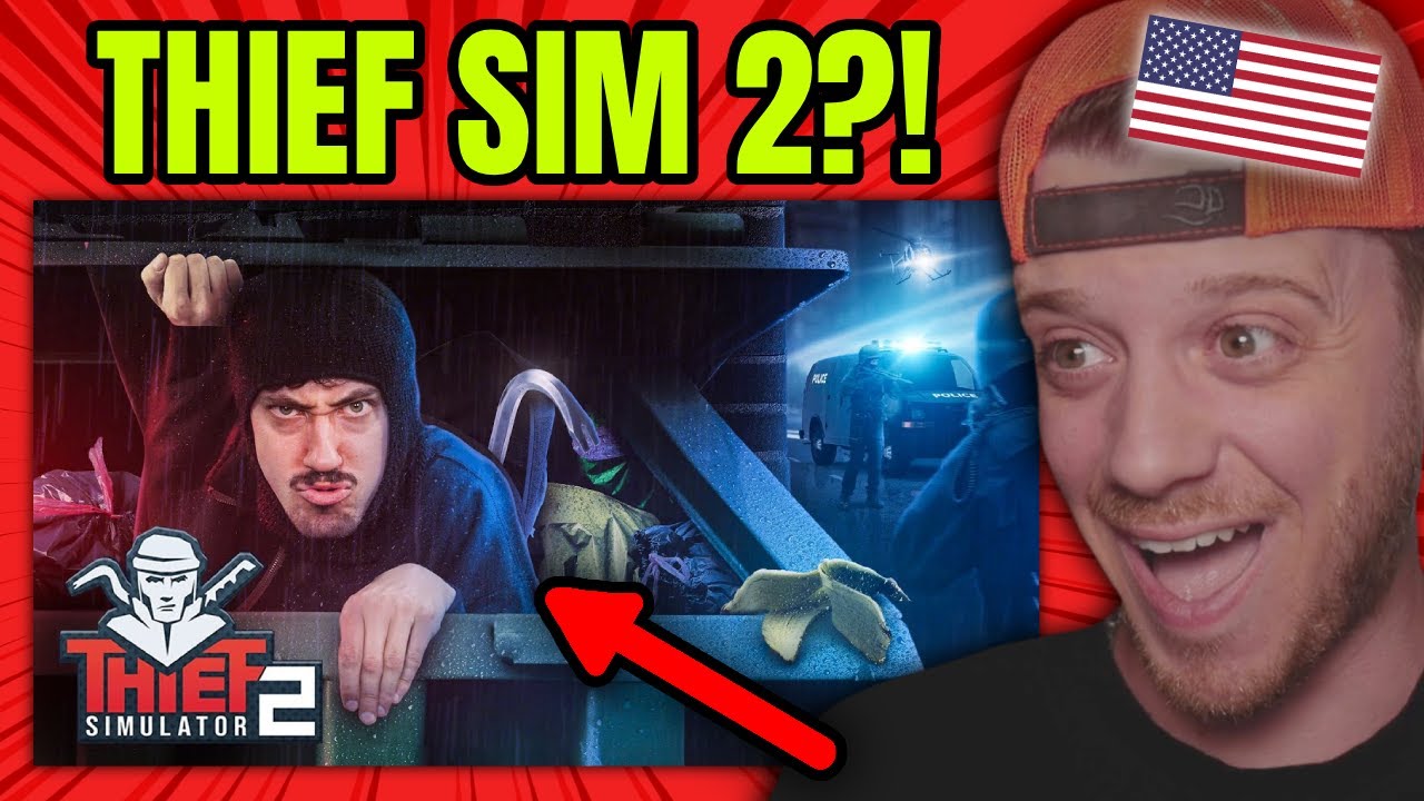 Американец отреагировал на игру HandOfBlood в Thief Simulator 2!