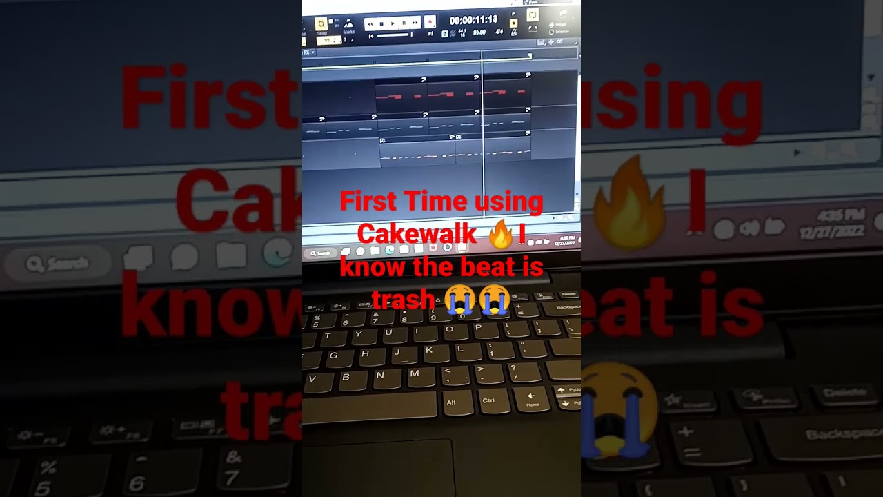 Using Cakewalk for the first time 🔥