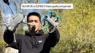 DJI Air 3S vs DJI NEO 2 Video quality comparison 4K #djiair3s #djineo2 #djidrone 